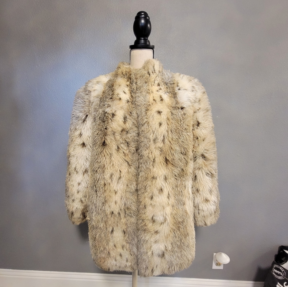 Vintage Jordache faux fur coat